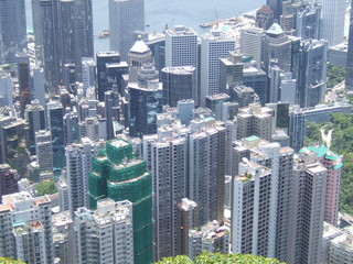 Fototapeta premium Hong kong from Victoria Peak