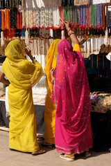 Fototapeta premium Colourful Shoppers