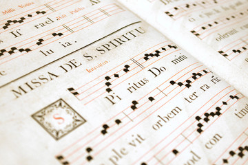 Medieval chorus book