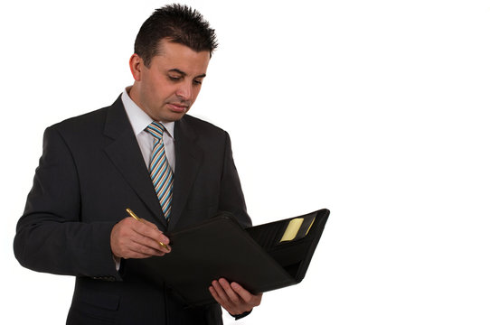 Businessman working
