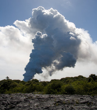 Lava Steam Plume