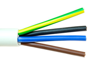 The cleared electric power cable