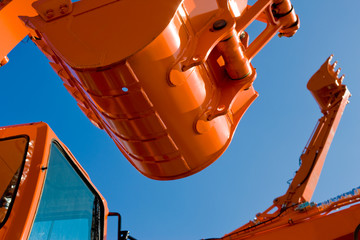 industrial series: heavy duty scoop of excavator