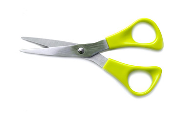 Scissors are isolated on a white background