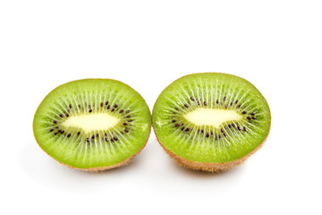 kiwi fruit split in half