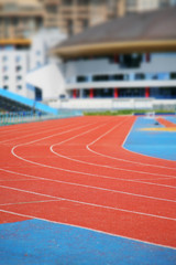 stadium with running track