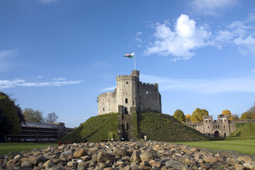 Views around Cardiff  castle