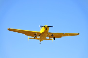 Yellow Plane Overhead