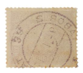 Obraz premium backside of a postage stamp