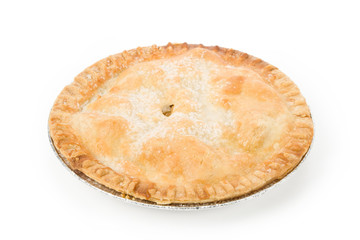 Apple Pie with white background