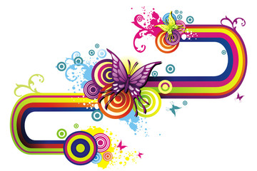 butterfly vector composition