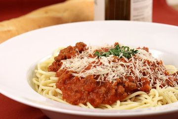 Gourmet exquisite pasta plate