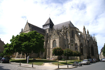 Fototapeta na wymiar Kościół Saint-Malo Dinan
