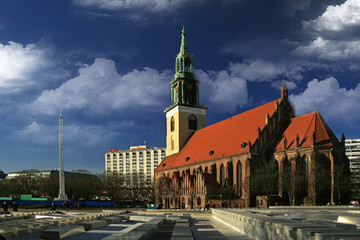 Obraz premium Marienkirche in Berlin