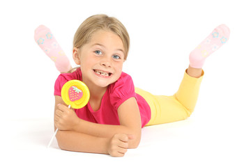 enfant avec sucette