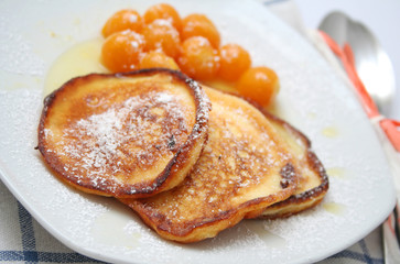 quarkpuffer mit physalis