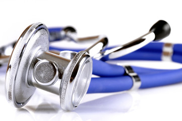 Blue stethoscope