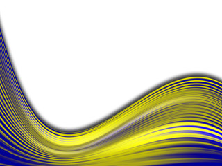 blue and yellow backdrop waves © Stockgiu