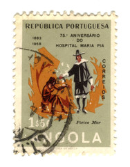 Old stamp from Angola