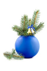 christmas decoration isolated on a white background