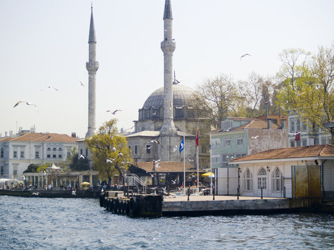 Mosque on the Bosphorus - Istanbul - Turkey