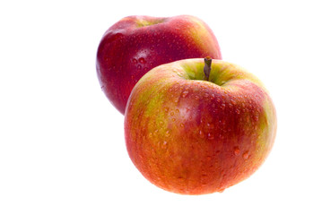 Fresh red apples