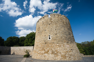 old bastion with beautiful blue sky