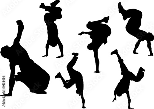 vector silhouettes of breakdancing stock image and royaltymmfcl vector silhouettes of breakdancing stock image and royaltymmfcl