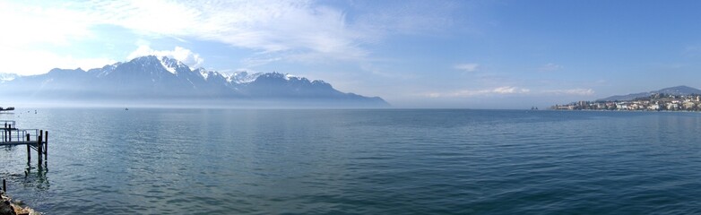 Alpes depuis Montreux