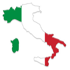 Carte de l'Italie