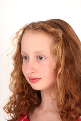 Portrait of a schoolgirl