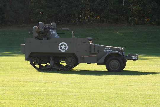 Antique troop transporter