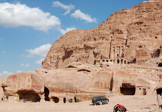 Petra in Jordan. Сity carved out of the rock.