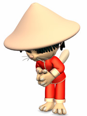 Little China-3D Figur