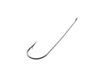 Fishing Hook on Isolated White Background