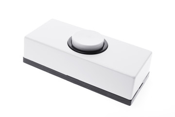 Switch on Isolated White Background