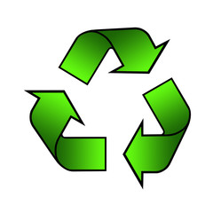Obraz premium logo recyclage
