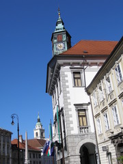 rathaus in Ljubljana slowenien