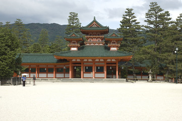 Obraz premium Heian Shrine, Kyoto, Japan