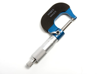 Micrometer against white