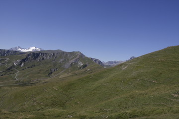 landscape in the french alps
