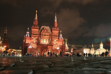 Obraz premium Cremlino, Piazza Rossa, Mosca, Russia