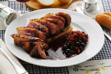 Magrone d anatra con marasche - Secondi - Ricette Veneto