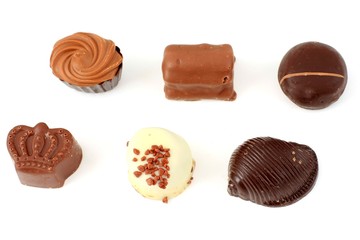 Exquisite chocolate candies