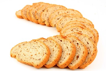 Slices of traditional bread