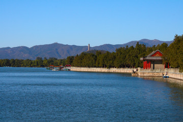 Fototapeta na wymiar The Chinese national park in Beijing