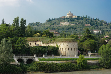 Verona historic center cityscape