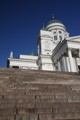 Fototapeta na wymiar Tuomiokirkko, the Lutheran Cathedral in Helsinki Finland