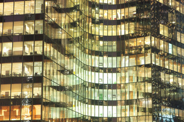 Business tower at night - 10565690