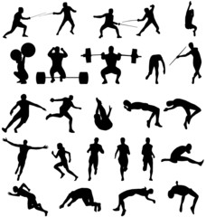 atletic silhouettes